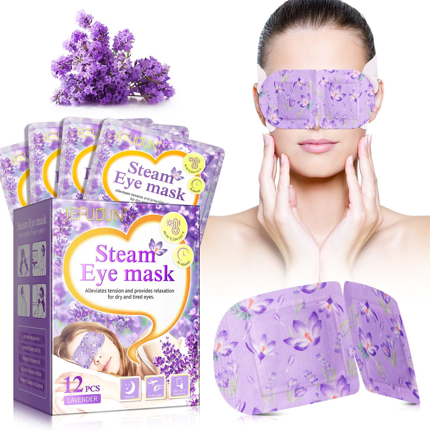 Disposable Eye Mask Steam Heating SPA Relaxing Eye