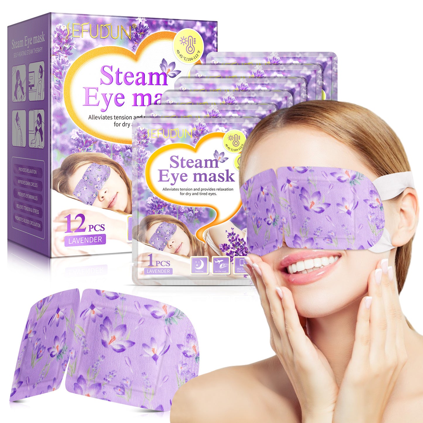 Disposable Eye Mask Steam Heating SPA Relaxing Eye