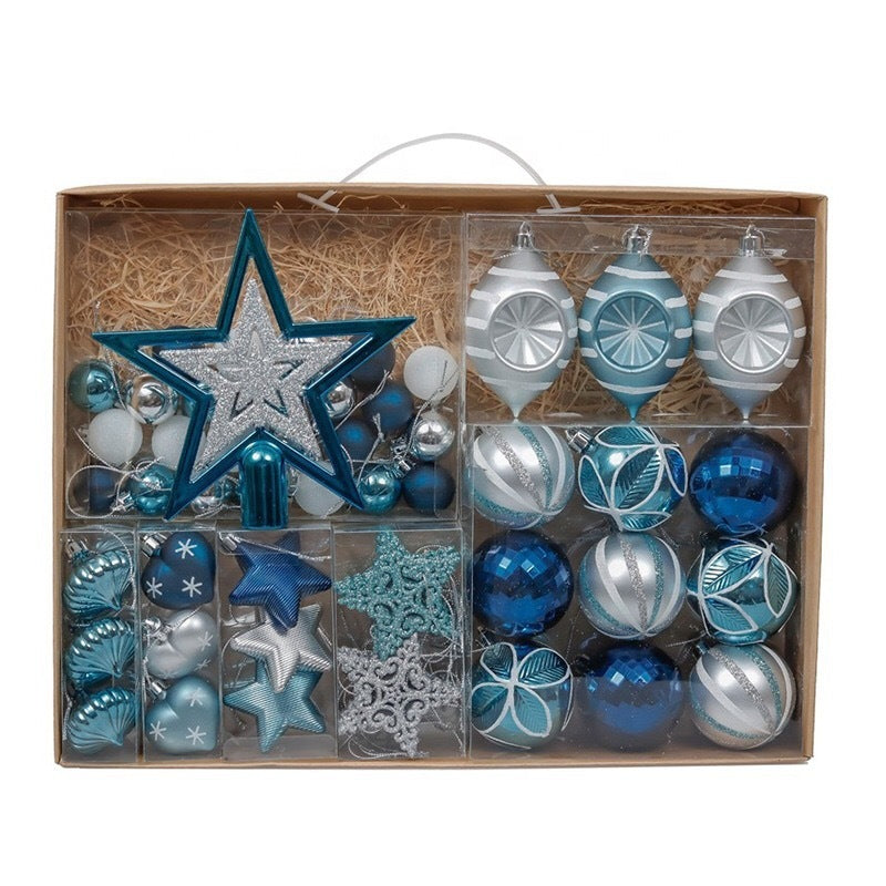 Colorful Balls Christmas Tree Decoration Ornaments Dress Up Suit