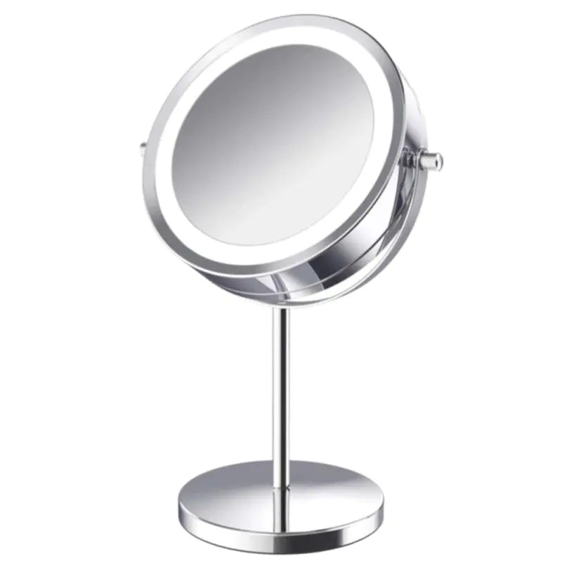 LED Makeup Mirror with 360° Rotation and 10x Magnification