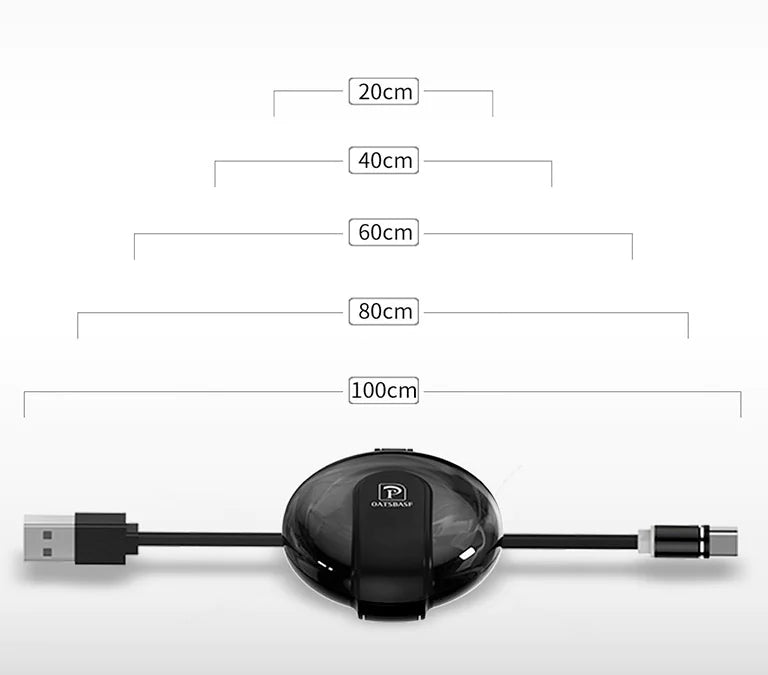 Magnetic 3-in-1 Data Cable and Charger for Phones