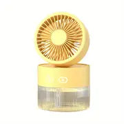 Mini USB Desktop Fan with Spray Humidifier Function