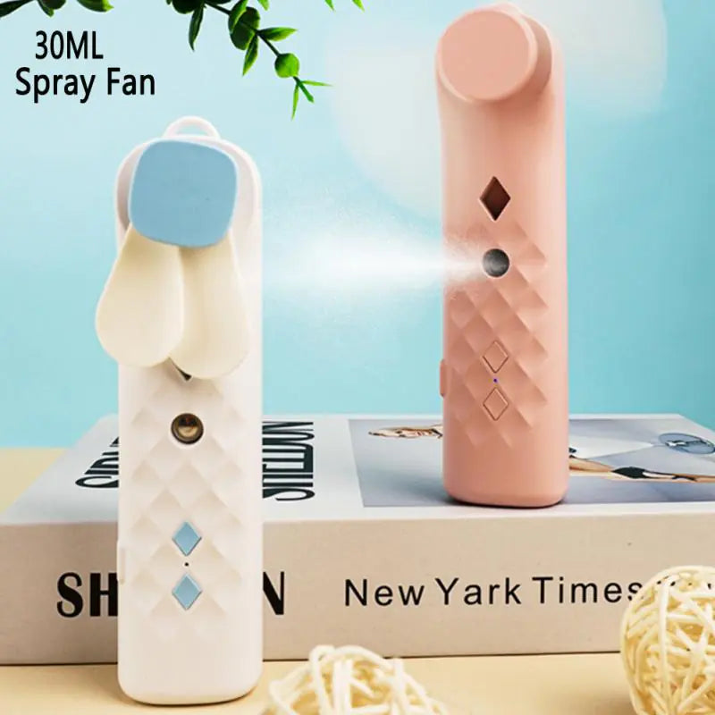 2-in-1 Portable Mini Fan and Hydrating Spray Humidifier