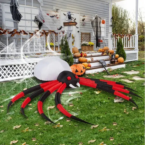 11.8 FT Halloween Inflatables Crawling Spider Outdoor Decorations