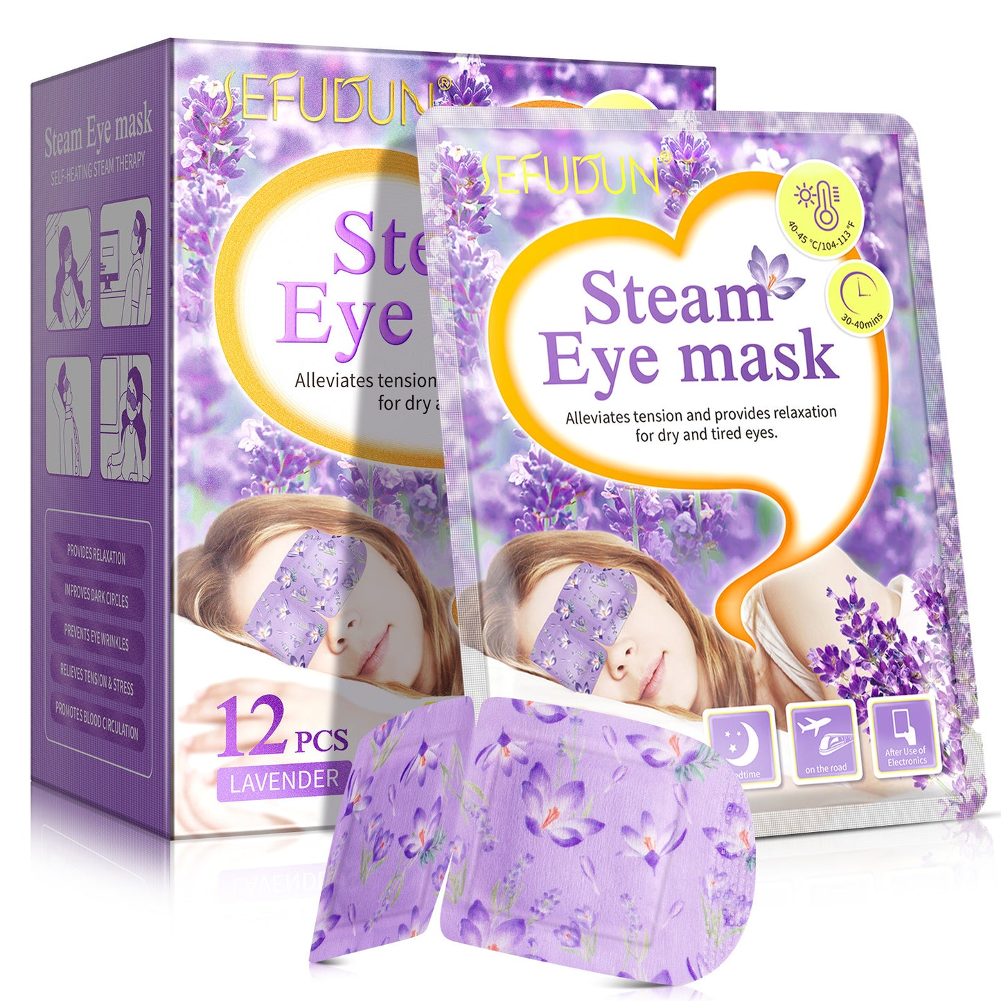 Disposable Eye Mask Steam Heating SPA Relaxing Eye