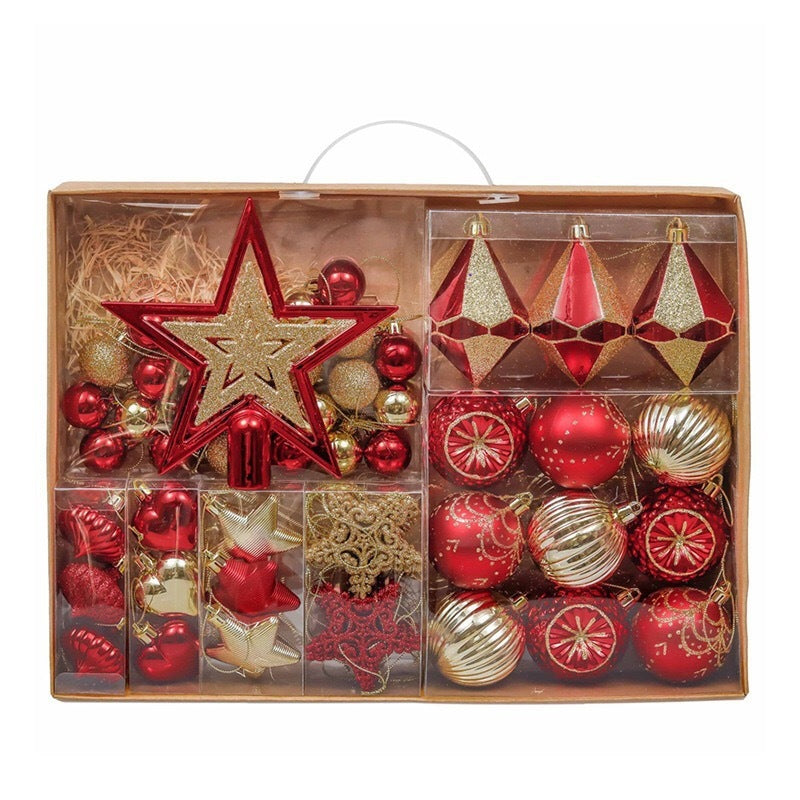 Colorful Balls Christmas Tree Decoration Ornaments Dress Up Suit