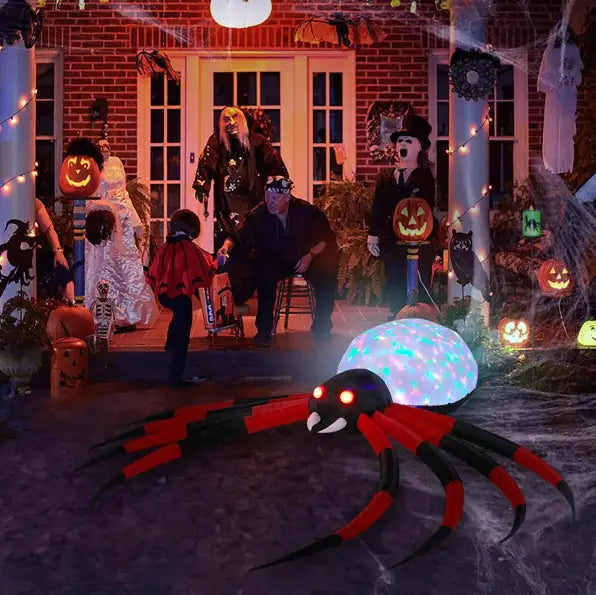 11.8 FT Halloween Inflatables Crawling Spider Outdoor Decorations
