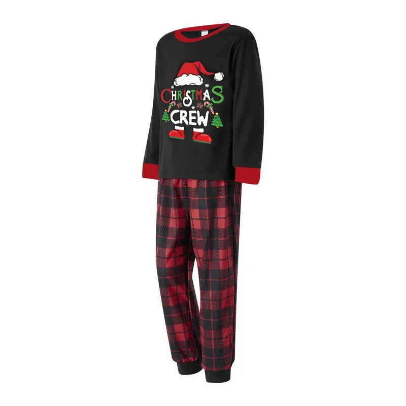 Family Christmas Pajamas Sets for Mother Father Baby Kids Matching Pjs New Years Holiday Xmas Nightwear Jammies Sets