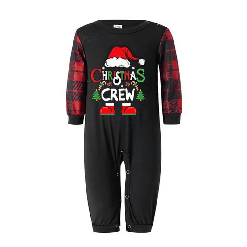 Family Christmas Pajamas Sets for Mother Father Baby Kids Matching Pjs New Years Holiday Xmas Nightwear Jammies Sets