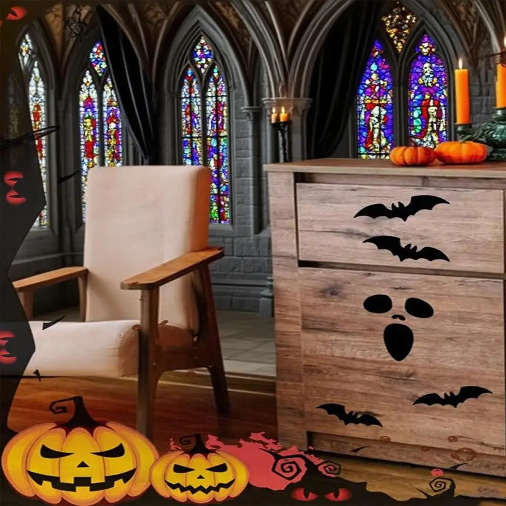 Halloween Stencil Set Halloween Pumpkin Face Stencils for Diy Crafts Wood Art Decor Reusable Acrylic for Carving for Woodworking