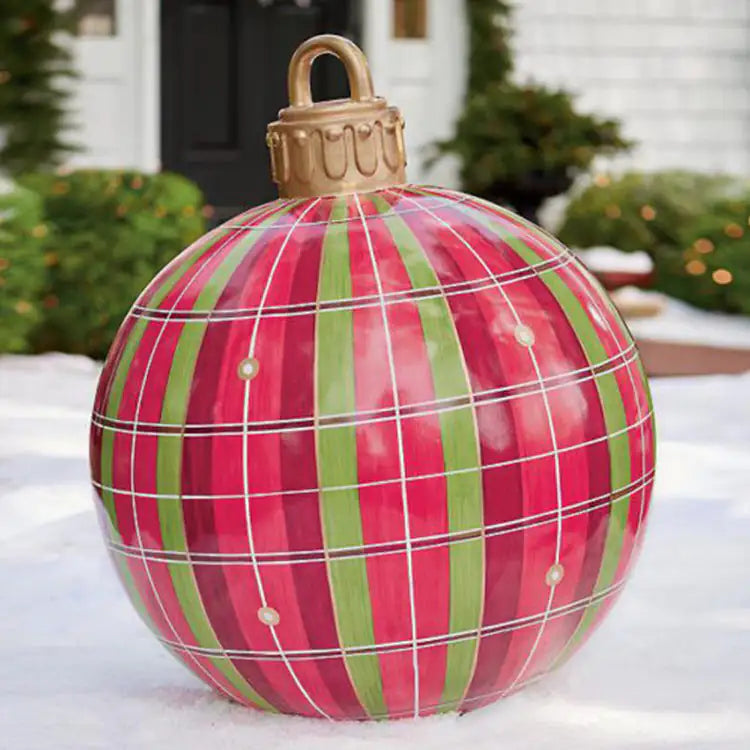 Christmas Ornament Ball Outdoor PVC 60CM Inflatable