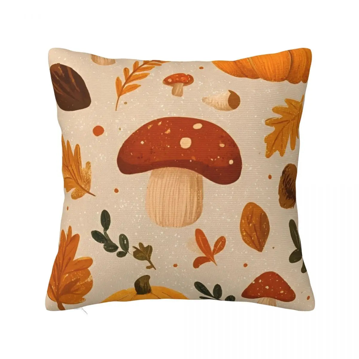 Autumn Maple Leaves Pillow Case Vintage Pillow Cover Soft Custom DIY Cushion Cover Pillowcases For Living Room Chair