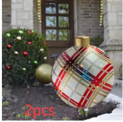 Christmas Ornament Ball Outdoor PVC 60CM Inflatable