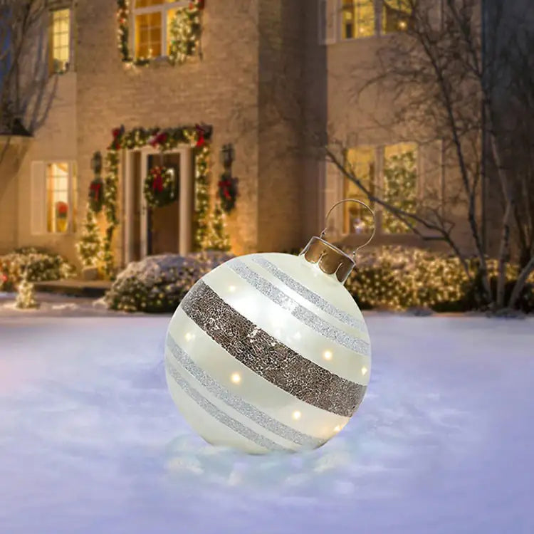 Christmas Ornament Ball Outdoor PVC 60CM Inflatable