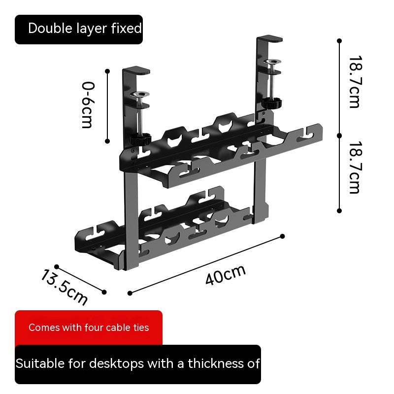 Cable Manager Cable Management Rack Slot Box Punch-free Wire Distribution Artifact