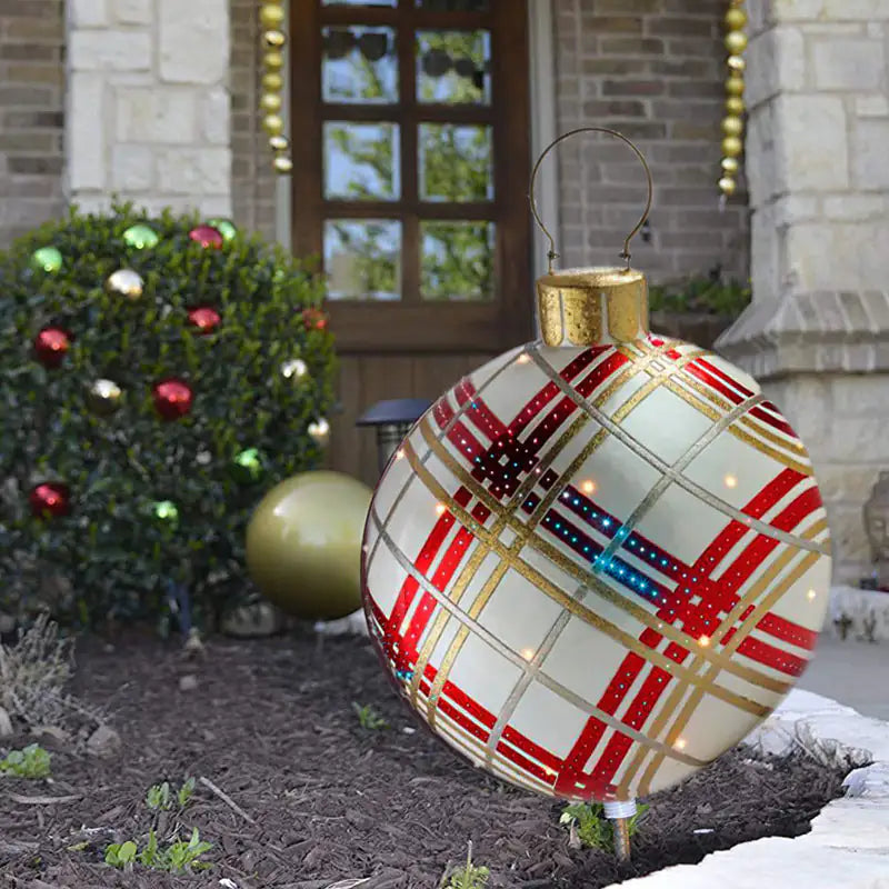 Christmas Ornament Ball Outdoor PVC 60CM Inflatable