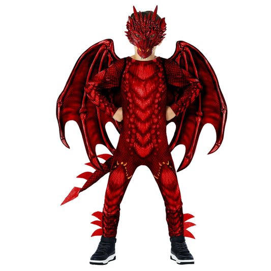 Morph Red Dragon Costume for Boys Halloween Costumes